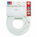 Jasco COAXIAL CABLE RG6 25'WHT 33604